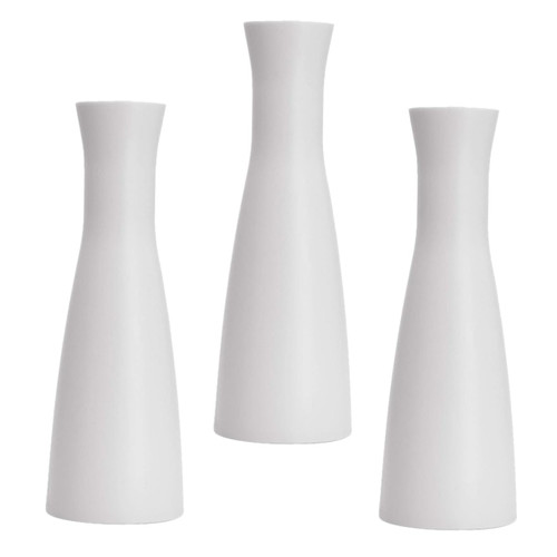 IMIKEYA 3pcs Flower Vase Home Decor Flower Arrangement Container Creative Vase Ceramic Vase Floral Arrangement Vase Flower Arrangement Vase Flower Stand Ceramics European Style White