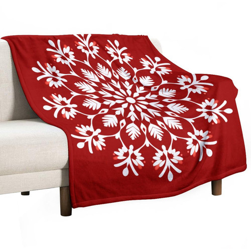 MaSiledy Blanket Falling Snowflake Fleece Throw Blanket Hello Winter Holiday Cozy Flannel Bed Blanket for Couch Sofa Bed for Adults Kids Boys Teens Gift for Girls Birthday Valentines Gifts 40"x50"