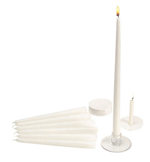 Candlelight Service Kit with Congregational, Pastor and Usher Candles, Box of 120