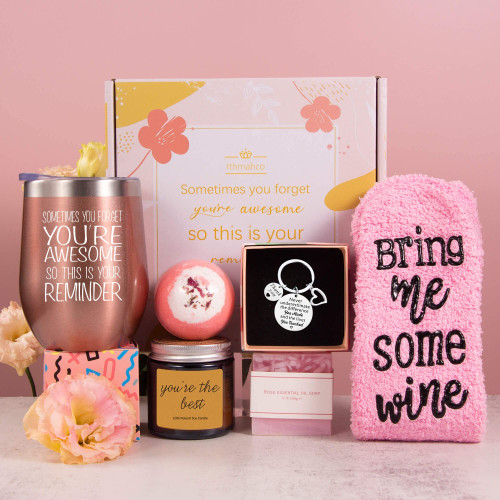 Thank you Gifts for Women, Employee Christmas Gifts, Appreciation Gifts for Coworkers, Boss's Day Gift Baskets, Thank You Gift Basket for Employees, Boss Lady, Nurses, Teacher Appreciation Gifts