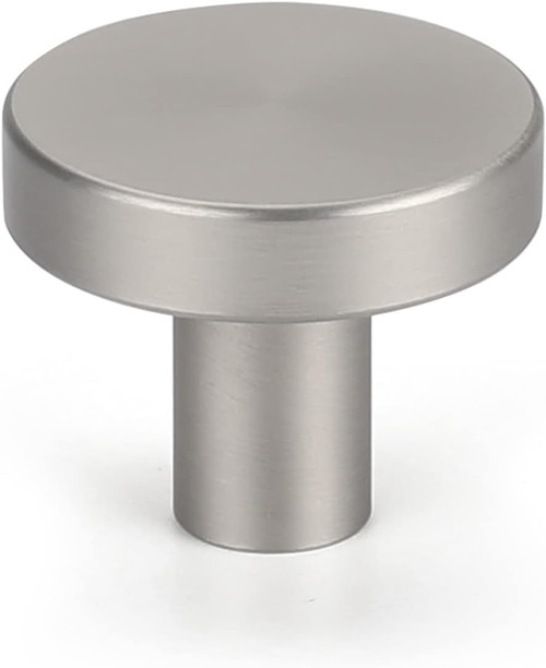 HONG DIRECT 25PK Sliver Cabinet Knobs Nickel Cabinet Knobs Round Knobs Drawer Knobs for Cabinet and Dresser Drawers Cabinet Hardware for Kitchen Cabinet Knobs