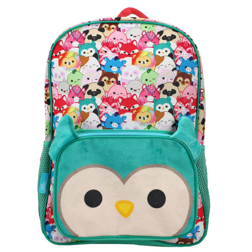 Bioworld Squishmallows Winston The Owl Plush Pocket Youth Backpack Bioworld Squishmallows Winston The Owl Plush Pocket Youth Backpack