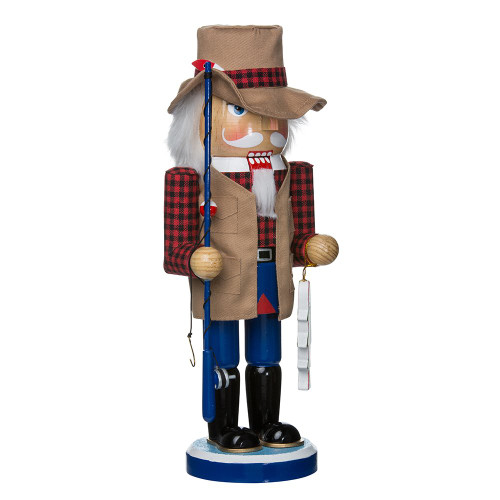 Kurt S. Adler Kurt Adler 15-Inch Wooden Fisherman Nutcracker, 12 inches
