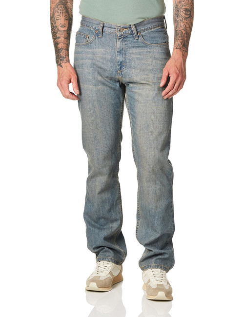 Lee Men's Premium Select Relaxed Fit Straight Leg Jean, Faded Light, 32W x 29L