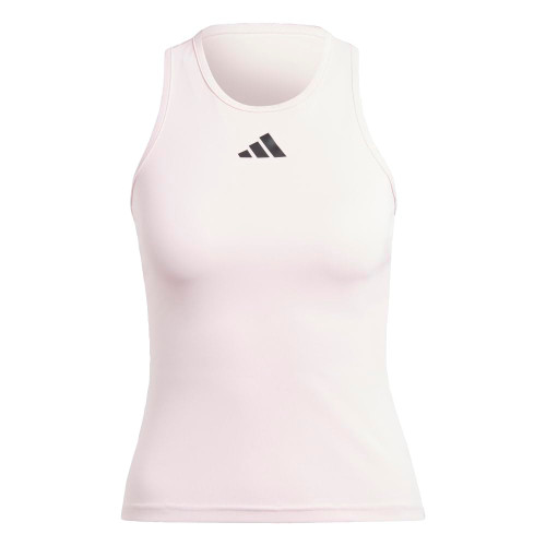 adidas womens Club Tank Tennis Shirt, Clear Pink, X-Small US