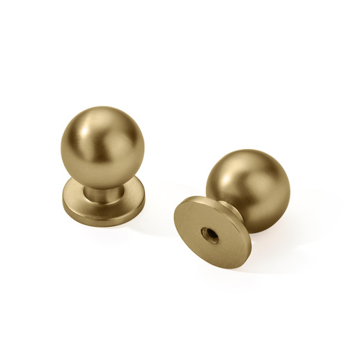 khtumeware 15 Pack Champagne Bronze Cabinet Knobs 1 Inch Single Hole Cabinet Handles Dresser Knobs Drawer Knobs and Pulls for Bathroom Cabinets.