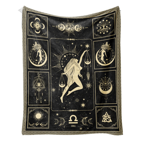 Eupoebun Libra Constellation Blanket Astrology Sign Throw Blanket, Lightweight Microfiber Blanket Birthday Graduation to Mom Gifts for Women Men 40"X50" Eupoebun Libra Constellation Blanket Astrology Sign Throw Blanket, Lightweight Microfiber Blanket Birthday Graduation to Mom Gifts for Women Men 40"X50"