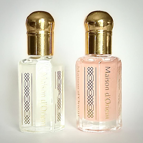 Maison d'Orient Musk Tahara Collection (White & Pink Musk) Alcohol Free Arabian Attar Perfume Oils - Vegan & Cruelty-Free Oriental Blends Maison d'Orient Musk Tahara Collection (White & Pink Musk) Alcohol Free Arabian Attar Perfume Oils - Vegan & Cruelty-Free Oriental Blends