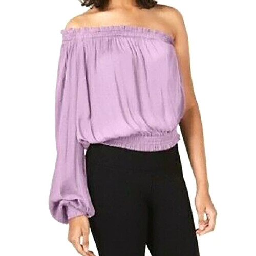 Bar III Women's One-Shoulder Top