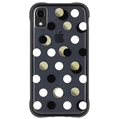 Case-Mate - iPhone XR Case - WALLPAPERS - iPhone 6.1 - Black Metallic Dot