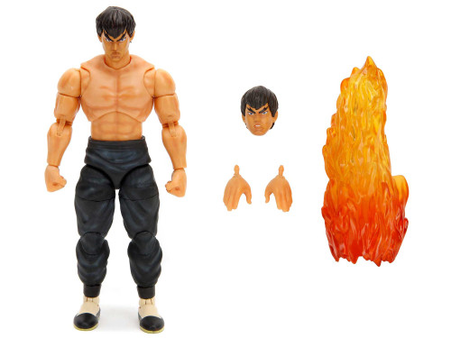 Fei Long 6" Moveable Figure with Accessories and Alternate Head and Hands Ultra Street Fighter II: The Final Challengers (2017) Video Game Model by Jada 34217_AB Fei Long 6" Moveable Figure with Accessories and Alternate Head and Hands Ultra Street Fighter II: The Final Challengers (2017) Video Game Model by Jada 34217_AB