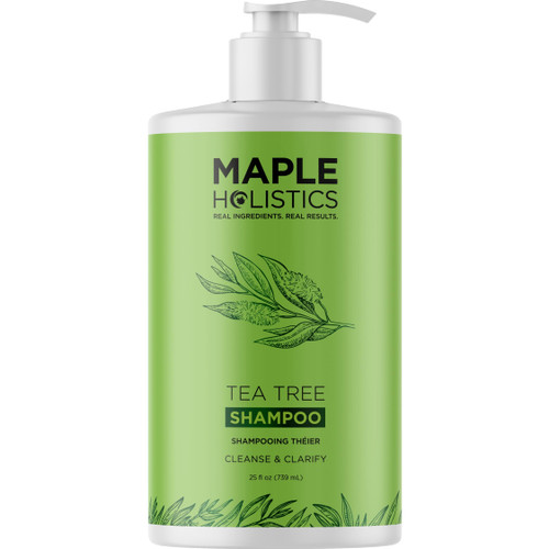 Tea Tree Oil Shampoo Sulfate Free - Deep Cleansing Vegan Tea Tree Shampoo for Oily Hair and Scalp - Daily Clarifying Shampoo for Build up with Rosemary Essential Oil for All Hair Types 25 Fl Oz Tea Tree Oil Shampoo Sulfate Free - Deep Cleansing Vegan Tea Tree Shampoo for Oily Hair and Scalp - Daily Clarifying Shampoo for Build up with Rosemary Essential Oil for All Hair Types 25 Fl Oz