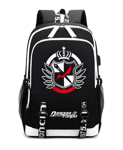 YOYOSHome Luminous Anime Monokuma Cosplay Backpack Daypack Laptop Bag Bookbag School Bag 8