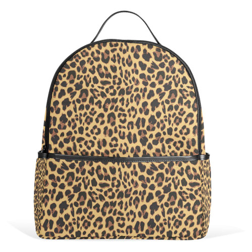 Leopard Print Backpack Bookbags Daypack Kids Girls Boys Animal Backpacks Laptop Bags School Purse Travel Sports Water Resistant Men Women