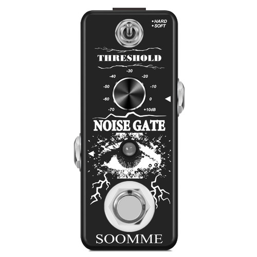 SOOMME Noise Killer Pedal Noise Gate Suppressor Effect Pedal 2 Modes True Bypass for Electric Guitars True Bypass Full Metal Case SOOMME Noise Killer Pedal Noise Gate Suppressor Effect Pedal 2 Modes True Bypass for Electric Guitars True Bypass Full Metal Case