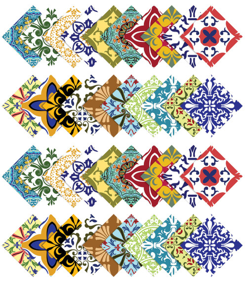 Soimoi Precut 10-inch Honey Bee Prints Cotton Fabric Bundle Quilting Squares Charm Pack DIY Patchwork Sewing Craft- Multicolor