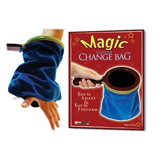Magic Makers Magic Zipper Change Bag Magic Trick - Blue Bag