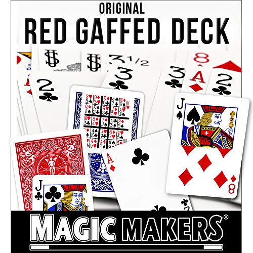 Magic Makers Bicycle Gaff Deck in Bicycle Red