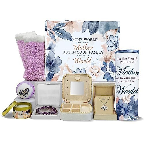 GADENM Birthday Gifts for Mom, Best Gift Basket for Mom, Mother's Day, Thanksgiving Day, Christmas Gifts from Daughter Son, 7Pcs Gift Set for Mom GADENM Birthday Gifts for Mom, Best Gift Basket for Mom, Mother's Day, Thanksgiving Day, Christmas Gifts from Daughter Son, 7Pcs Gift Set for Mom