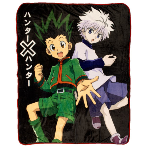 Hunter x Hunter Gon Freecss & Killua Throw Blanket 45" x 60" Official Hunter X Hunter Merch Super Soft Anime Throw Blanket