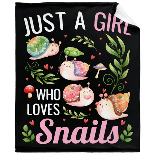 Just A Girl Who Love Snails Blanket Funny Gift for Girl Women Comfy Plush Flannel Throws Lightweight Sheet Super Soft Quilt Blankets for Couch Bedding Sofa 40"x50" for Kids/Children Just A Girl Who Love Snails Blanket Funny Gift for Girl Women Comfy Plush Flannel Throws Lightweight Sheet Super Soft Quilt Blankets for Couch Bedding Sofa 40"x50" for Kids/Children