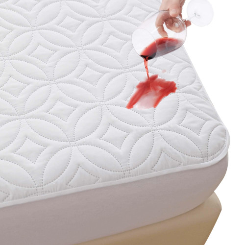 BEDLORE Waterproof Mattress Protector, California King Size Noiseless Mattress Pad with Deep Pocket 6"-21" Depth, Soft & Breathable Bed Mattress Cover Washable for Home, Bedroom, Hotel (White) BEDLORE Waterproof Mattress Protector, California King Size Noiseless Mattress Pad with Deep Pocket 6"-21" Depth, Soft & Breathable Bed Mattress Cover Washable for Home, Bedroom, Hotel (White)