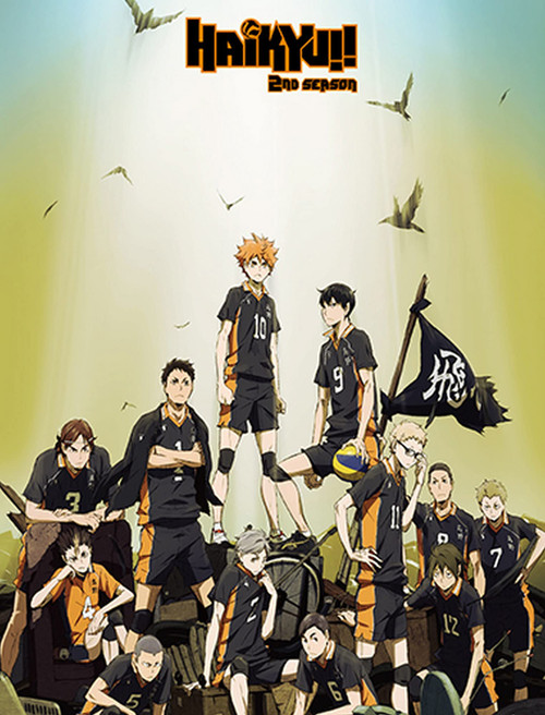 Great Eastern Entertainment Haikyu!! S2- Keyart Sublimation Throw Blanket, Multicolor