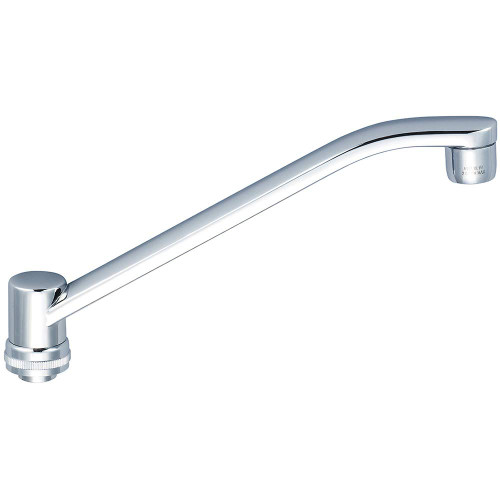 Central Brass SU365CA 8" Brass Swivel D-Spout with Aerator
