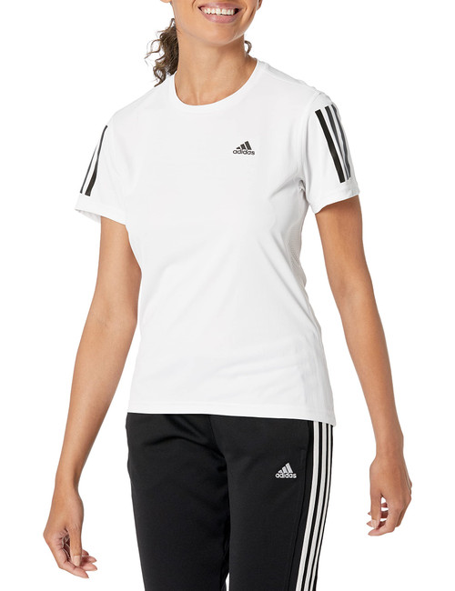 adidas Women's Own The Run Tee, White, Small