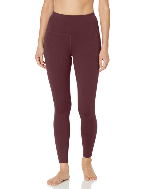 Skechers womens Go Walk High Waisted Leggings, Winetasting, Large US