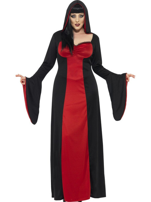 Smiffys - 40077 - Dark Temptress Halloween Costume - Size X3 - US Dress Size - 26 / 28
