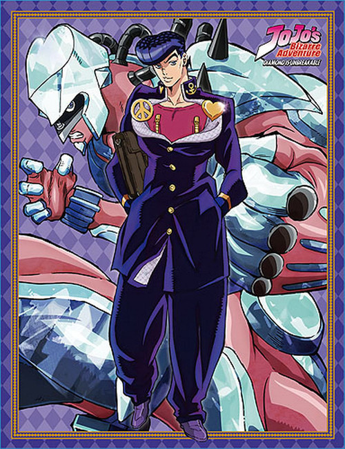 Great Eastern Entertainment JoJo S3 - Josuke & Shining Diamond Sublimated Throw Blanket Great Eastern Entertainment JoJo S3 - Josuke & Shining Diamond Sublimated Throw Blanket