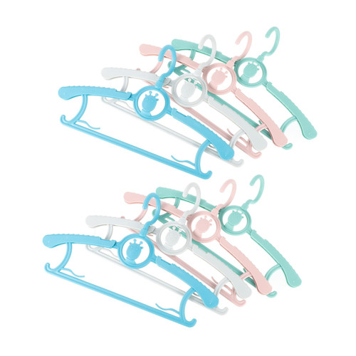 Hohopeti 20pcs Baby Clothes Hanger Newborn Clothes Hangers Newborn Hangers Baby Hangers for Closet Baby Clothes Drying Hanger Hangers for Baby Clothes Plastic Hanger Kids Coat Hangers Shirt