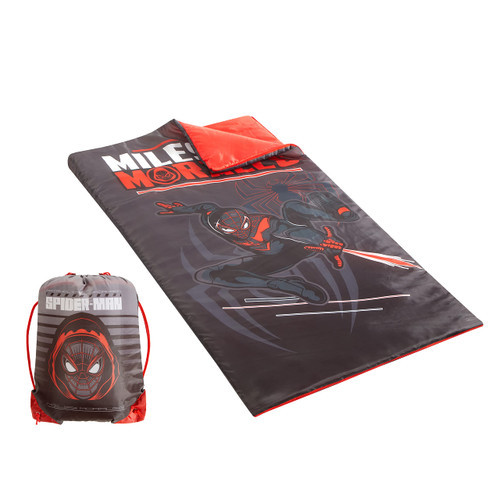 Idea Nuova Miles Morales Sling Bag Slumber Set, 30" Wx54 L