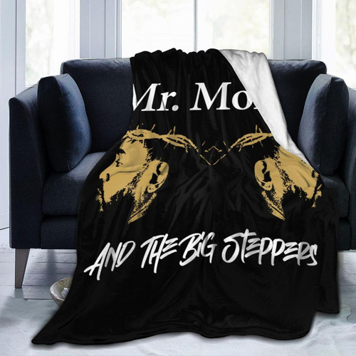 Kendrick Rapper Lamar Throw Blanket Ultra-Soft Flannel Fleece Blanket Warmth Quilt 3D Printed for Sofa Bed Camping 40"x30"