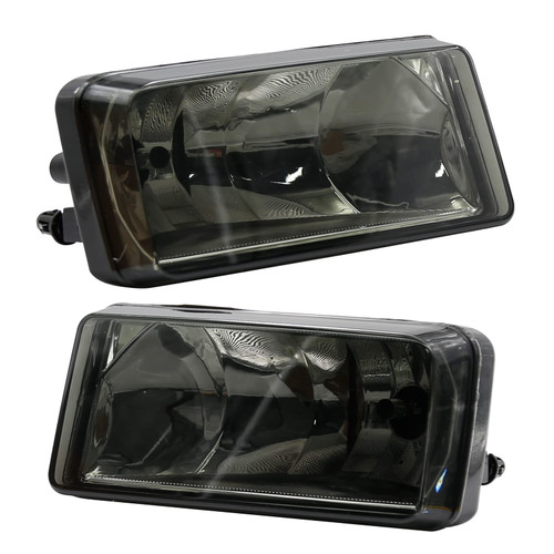 YSDADEEN Pair Driving Fog Light Assembly, Replacement for 2008-2014 Chevy Silverado 2007-2011 Avalanche 2007-2013 Suburban & Tahoe GMC Sierra/Yukon, 25883245 GM2593160 (Smoke Lens)