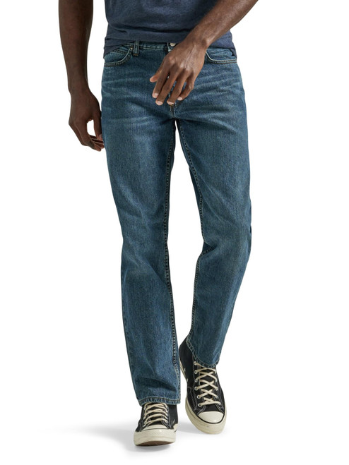 Lee Men's Legendary Relaxed Straight Jean, Lieutenant, 28W x 30L