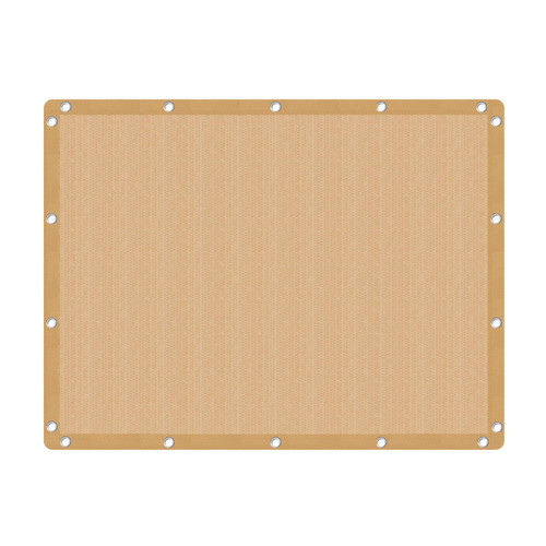 VICLLAX 90% Shade Fabric Sun Shade Cloth Privacy Screen with Reinforced Grommets for Outdoor Patio Garden Pergola Cover Canopy 6x8 FT, Wheat