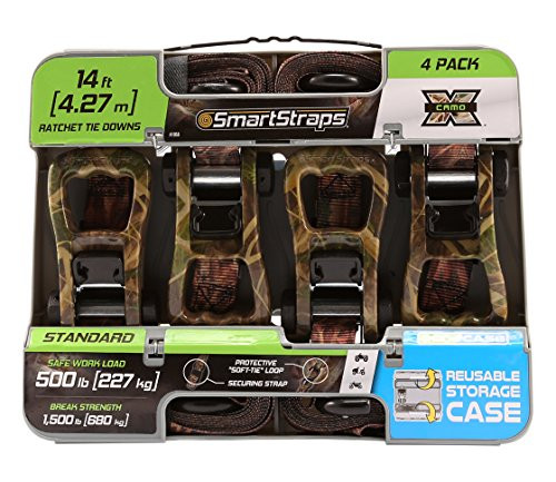 SmartStraps 1958 14' Ratchet Straps CamoX Tie Down Camo Webbing (1,500lb)