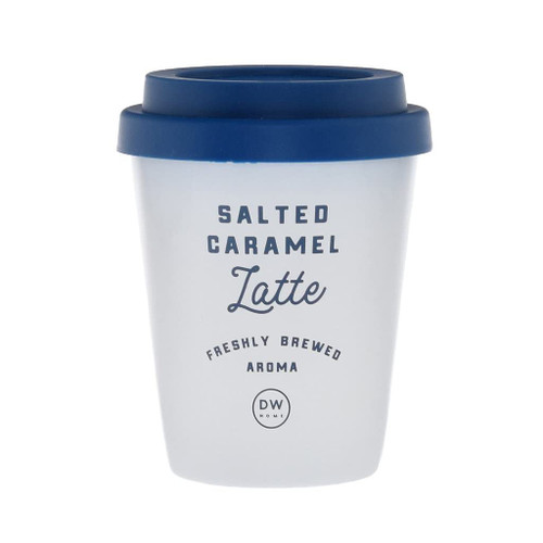DW Home Latte Fresh Aroma Single Wick Candles with Lid (11.2 oz) (Salted Caramel)