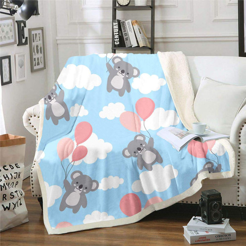 Koala Pattern Plush Blanket Cute Koala Fleece Throw Blanket Cartoon Koala Bears Sherpa Blanket for Boys Girls Children Teens Lovely Animal Fuzzy Blanket for Sofa Bed Couch, Throw 50x60 Inch Koala Pattern Plush Blanket Cute Koala Fleece Throw Blanket Cartoon Koala Bears Sherpa Blanket for Boys Girls Children Teens Lovely Animal Fuzzy Blanket for Sofa Bed Couch, Throw 50x60 Inch