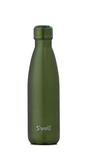 S'well Vacuum Insulated Stainless Steel Water Bottle, 17 oz, Emerald
