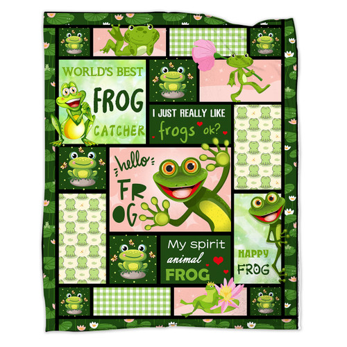 Frog Gifts for Women, Frog Blanket 50''x60'', Frog Stuff for Girls, Christmas Birthday Frog Fleece Blanket Soft Cozy Flannel Throw Blanket Gifts for Frog Lovers Frog Gifts for Women, Frog Blanket 50''x60'', Frog Stuff for Girls, Christmas Birthday Frog Fleece Blanket Soft Cozy Flannel Throw Blanket Gifts for Frog Lovers