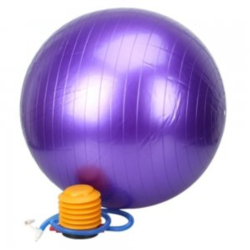 55cm Thickening Explosion-proof Exercise Fitness Yoga Ball Purple