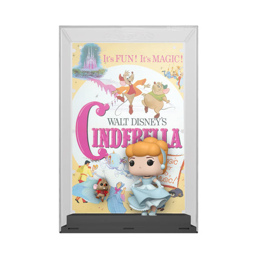 Funko Pop! Movie Poster: Disney 100 - Cinderella, Cinderella with Jaq Funko Pop! Movie Poster: Disney 100 - Cinderella, Cinderella with Jaq