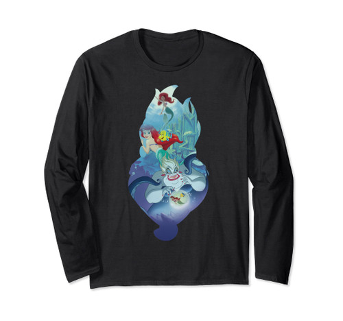Disney The Little Mermaid Ariel Ursula Fill Long Sleeve T-Shirt