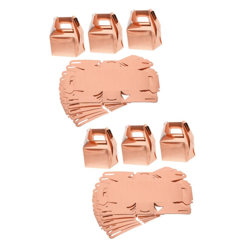 GLEAVI 60 Pcs Boxes Gift Box Christmas Clothes Boxes for Gifts Christmas Clothing Boxes for Gifts Party Favor Boxes Crafts Packaging Boxes Candy Containers Holiday Gift Container Portable