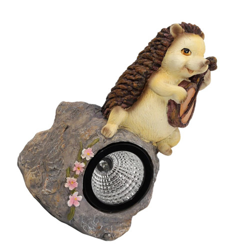 OATIPHO 1Pc Solar spotlights Animal Solar Light Pathway Solar Light Solar Garden Lantern Light for Outdoor Solar Landscape Light Solar Lawn Ornament Solar LED Lights Cartoon Lighting Resin