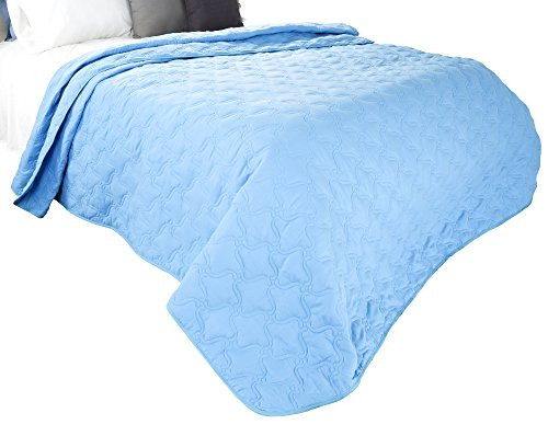 Solid Color Quilt by Bedford Home Twin - Blue