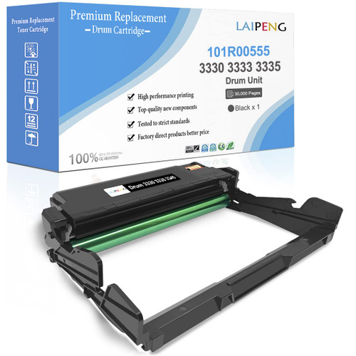 Compatible Drum Cartridge 3330 3335 3345 Extra High Capacity 30,000 Pages for Xerox Phaser 3330 3330dni WorkCentre 3335 3335dni 3345 3345dni Laser Printers 101R00555 (Drum Unit, Black) Compatible Drum Cartridge 3330 3335 3345 Extra High Capacity 30,000 Pages for Xerox Phaser 3330 3330dni WorkCentre 3335 3335dni 3345 3345dni Laser Printers 101R00555 (Drum Unit, Black)